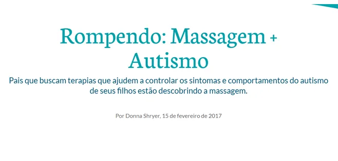 Manchete sobre dor crônica