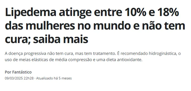 Manchete sobre dor crônica